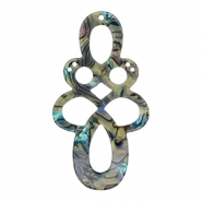 Anh&auml;nger aus Resin Barock Multicolor marble