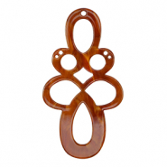 Anh&auml;nger aus Resin Barock Topaz brown