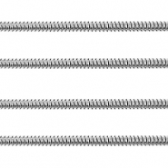 Zubehör aus Stainless Steel - Rostfreiem Stahl Gliederkette Schlangen 2.5mm Silber