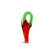 Glas-Anh&auml;nger Pepper Red-green