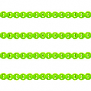 Gliederkette Glieder 3mm Neon green