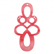 Anhänger aus Resin Barock Mellow rose