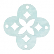 Anhänger aus Resin Mosaik Sky blue