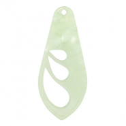 Anhänger aus Resin Flügel Neo mint green