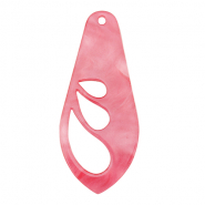 Anhänger aus Resin Flügel Mellow rose