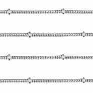 Zubehör aus Stainless Steel - Rostfreiem Stahl Gliederkette Kugeln Silber