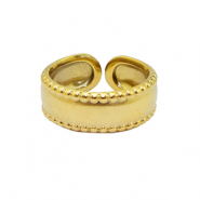 Stainless Steel - Rostfrei Stahl Ringe Gold
