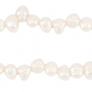 BQ S&uuml;sswasser Perlen Nugget Oval 6-7mm Natural white