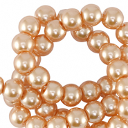 Glaswachs Perlen 8mm Peach pink