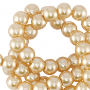 Glaswachs Perlen 6mm Cream
