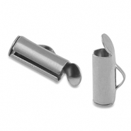 Zubehör aus Stainless Steel - Rostfreiem Stahl Schieber Endkappen Silver