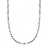 Stainless Steel - Rostfrei Stahl Kette Silver