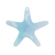 Anhänger aus Resin Seestern Blue