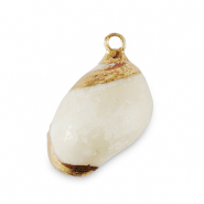 Anh&auml;nger Muschel Special Snail Ivory-gold