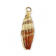 Anh&auml;nger Muschel Special Multicolour red brown-gold