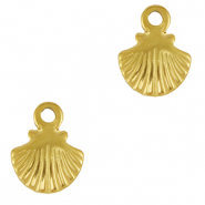 Anh&auml;nger aus Stainless Steel - Rostfreiem Stahl Shell Gold