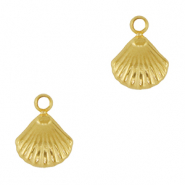 Anh&auml;nger aus Stainless Steel - Rostfreiem Stahl Shell Gold
