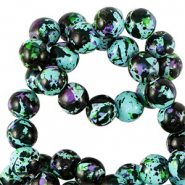 Keramik Perlen 8mm Multicolor