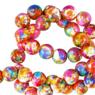 Keramik Perlen 8mm Multicolor