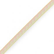 Schmucktextband Waves Pastel green-Pastel pink