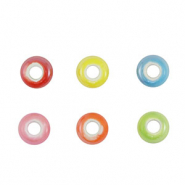 Keramik Perlen Rondell Multicolour