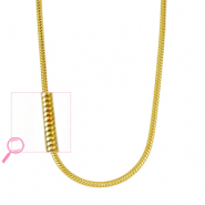Stainless Steel - Rostfrei Stahl Kette Gold