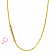 Stainless Steel - Rostfrei Stahl Kette Gold