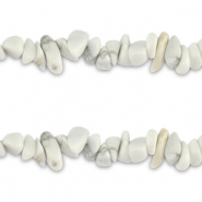 Perle Chip Steine White