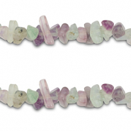 Perle Chip Steine Fluorit Purple-green white