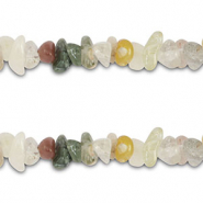Perle Chip Steine Rutilqaurz Multicolour