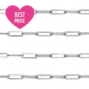 Zubehör aus Stainless Steel - Rostfreiem Stahl Gliederkette Silber