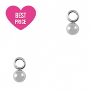 Anh&auml;nger aus Stainless Steel - Rostfreiem Stahl Ball 3mm Silver