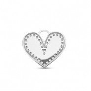 Anh&auml;nger aus Stainless Steel - Rostfreiem Stahl Heart Silver