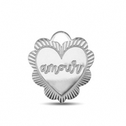 Anh&auml;nger aus Stainless Steel - Rostfreiem Stahl ''amour'' Silver