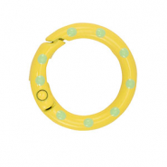 Farbiges Zubeh&ouml;r F&uuml;r Schl&uuml;ssel Anh&auml;nger Ring Yellow-green