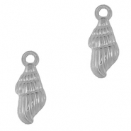 Anhänger aus Stainless Steel - Rostfreiem Stahl Whelk Silver