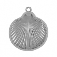 Anhänger aus Stainless Steel - Rostfreiem Stahl Shell Silver