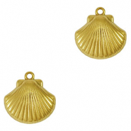 Anh&auml;nger aus Stainless Steel - Rostfreiem Stahl Shell Gold