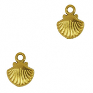 Anh&auml;nger aus Stainless Steel - Rostfreiem Stahl Shell Gold