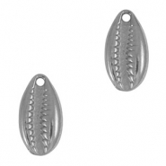 Anhänger aus Stainless Steel - Rostfreiem Stahl Kauri Silver