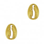 Anh&auml;nger aus Stainless Steel - Rostfreiem Stahl Zwischenst&uuml;ck Kauri Gold