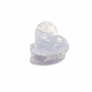 Haarschmuck hair clamp Heart Lilac