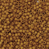 Miyuki Perlen 11/0 delica's Opaque dyed pumpkin brown DB-653