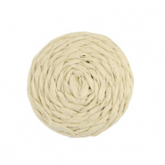 Bast Anhänger 25mm Beige