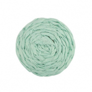 Bast Anhänger 25mm Mint green