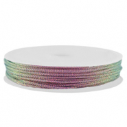Band Macram&eacute; geflochten 0,8mm Purple metallic