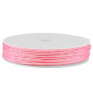 Band Macram&eacute; geflochten 0,8mm Pink metallic