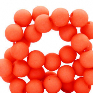 8 mm Perlen aus Acryl Red