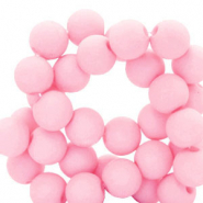 6 mm Perlen aus Acryl Light pink