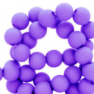 6 mm Perlen aus Acryl Dark purple